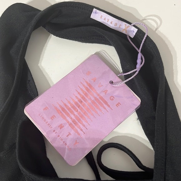 🆕Savage X Fenty Tie Front Halter Top, Size S - Picture 6 of 7